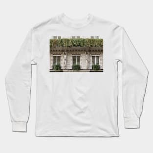 Parisian Building Facades - 7 © Long Sleeve T-Shirt